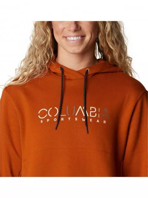 Columbia Columbia Lodge Hoodie női kapucnis pulóver narancssárga színben 5