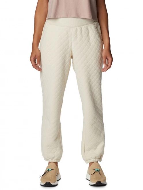 Columbia Columbia Lodge Quilted Jogger női tréning nadrág homok színben 2