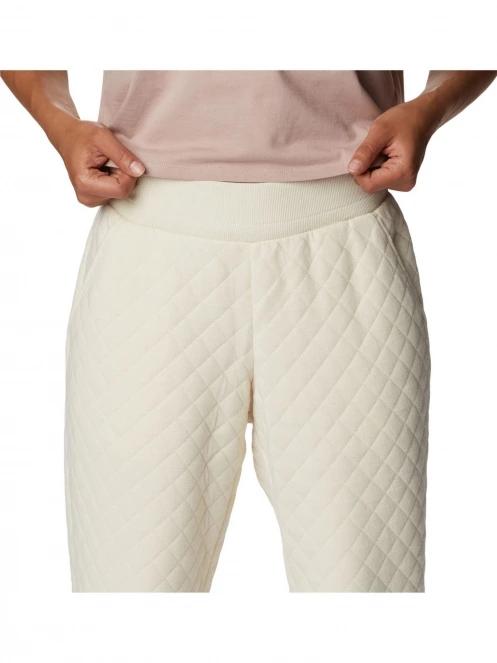 Columbia Columbia Lodge Quilted Jogger női tréning nadrág homok színben 5