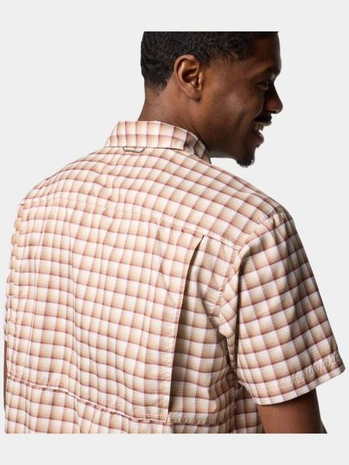 Columbia Silver Ridge Utility Lite Novelty Short Sleeve Shirt férfi rövid ujjú túraing homok színben 6