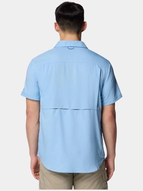 Columbia Silver Ridge Utility Lite Short Sleeve Shirt férfi rövid ujjú túraing kék színben 4