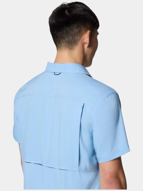 Columbia Silver Ridge Utility Lite Short Sleeve Shirt férfi rövid ujjú túraing kék színben 6