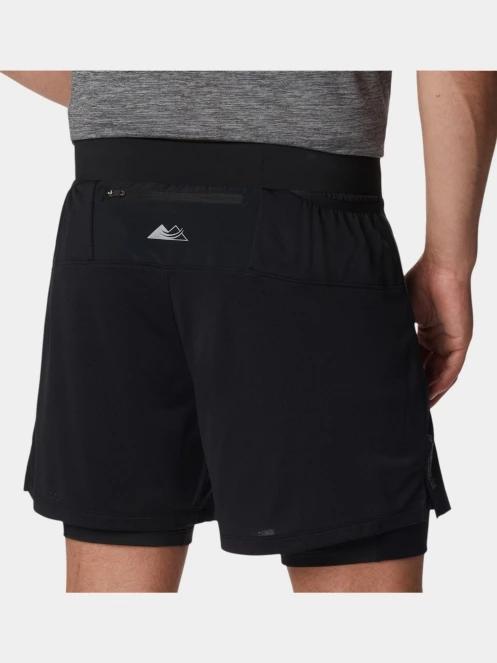 Columbia M Endless Trail 2in1 Short férfi sport rövidnadrág fekete színben 6