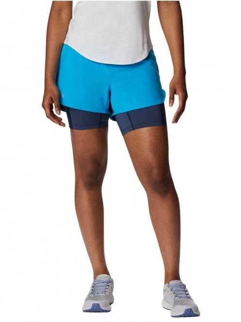 Columbia W Endless Trail 2N1 Short női sport rövidnadrág kék színben 2