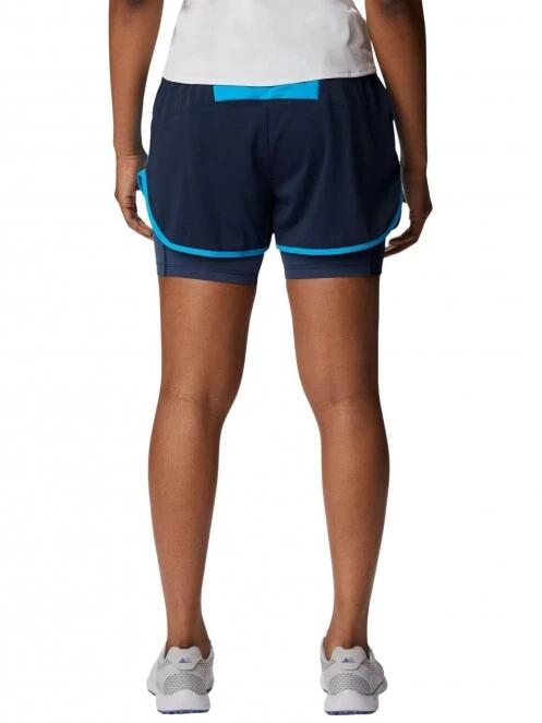 Columbia W Endless Trail 2N1 Short női sport rövidnadrág kék színben 4