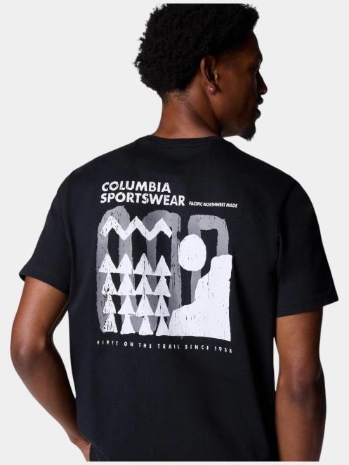 Columbia Explorers Canyon Back SS Tee férfi rövid ujjú póló fekete színben 6