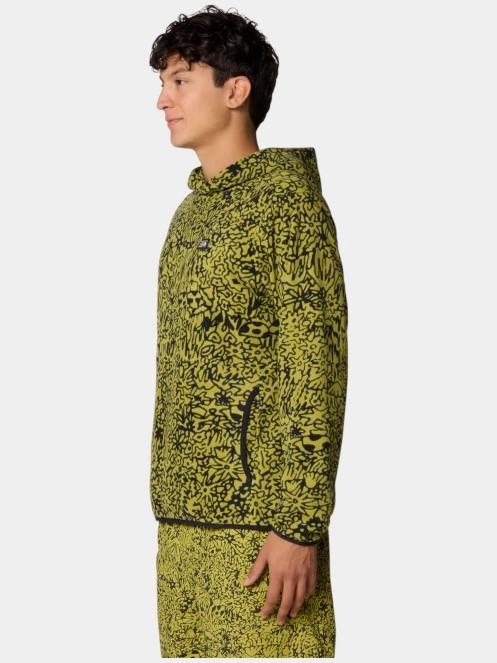 Mountain Hardwear Microchill Hoody férfi polár pulóver zöld színben 3