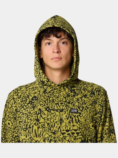 Mountain Hardwear Microchill Hoody férfi polár pulóver zöld színben 7