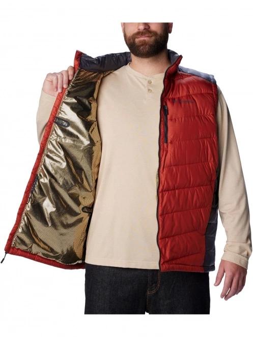 Columbia Labyrinth Loop Vest férfi mellény piros színben 5