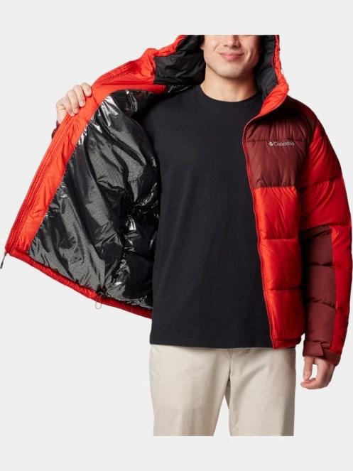 Columbia Pike Lake II Hooded Jacket férfi télikabát piros színben 6