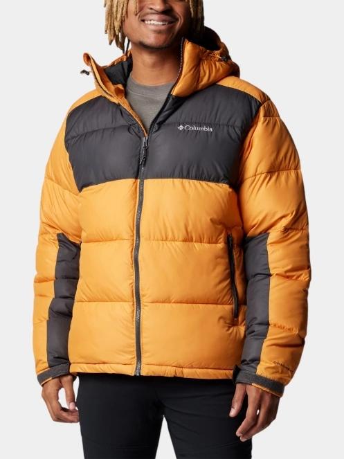 Columbia Pike Lake II Hooded Jacket férfi télikabát sárga színben 2