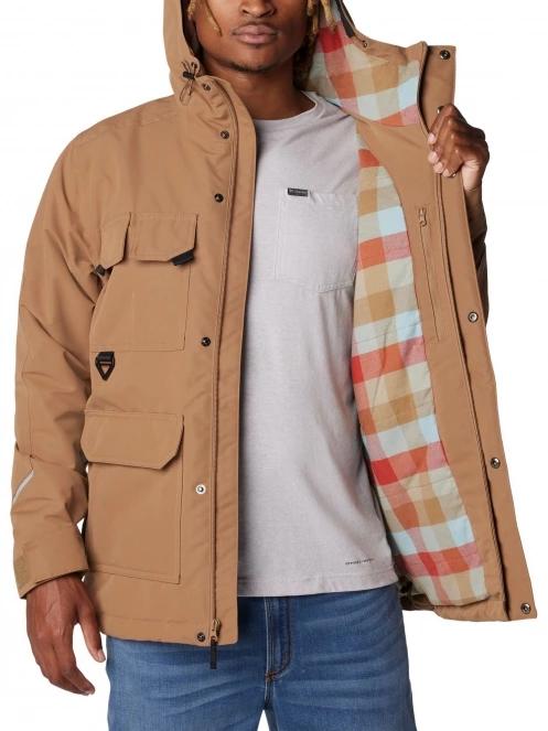 Columbia Landroamer Lined Jacket férfi utcai kabát barna színben 5