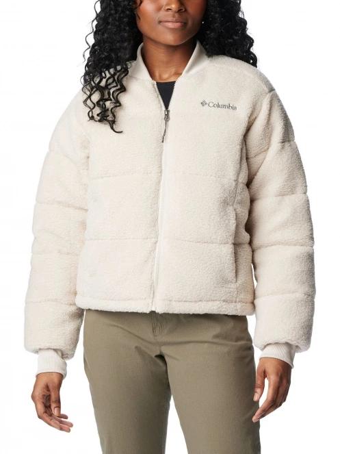 Columbia Puffect Novelty Jacket női utcai kabát homok színben 2