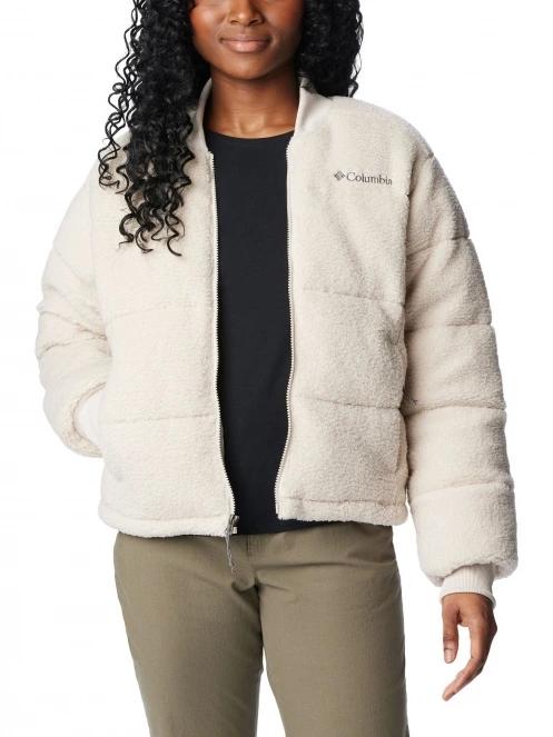 Columbia Puffect Novelty Jacket női utcai kabát homok színben 5