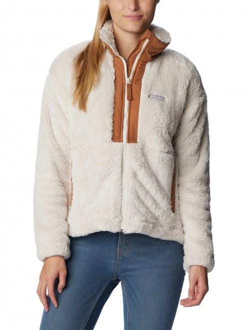 Columbia Boundless Discovery Sherpa Full Zip női polár pulóver homok színben 2
