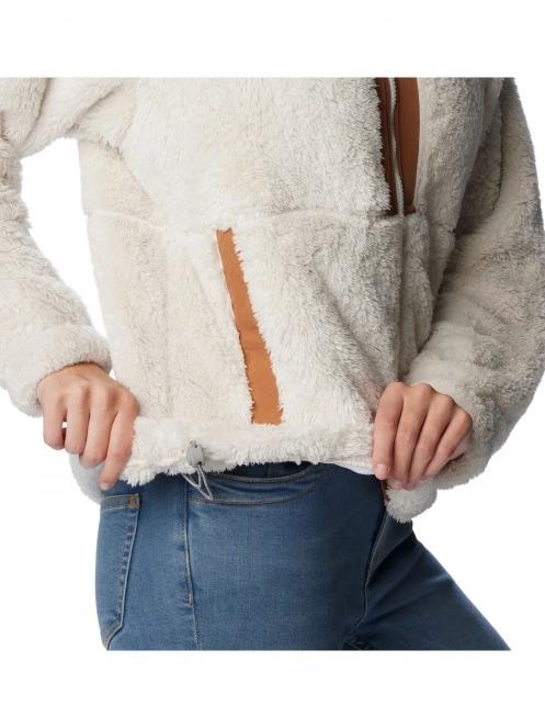 Columbia Boundless Discovery Sherpa Full Zip női polár pulóver homok színben 8