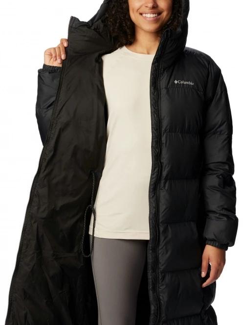 Columbia Puffect Long Jacket női télikabát fekete színben 6