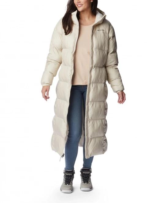 Columbia Puffect Long Jacket női télikabát homok színben 5