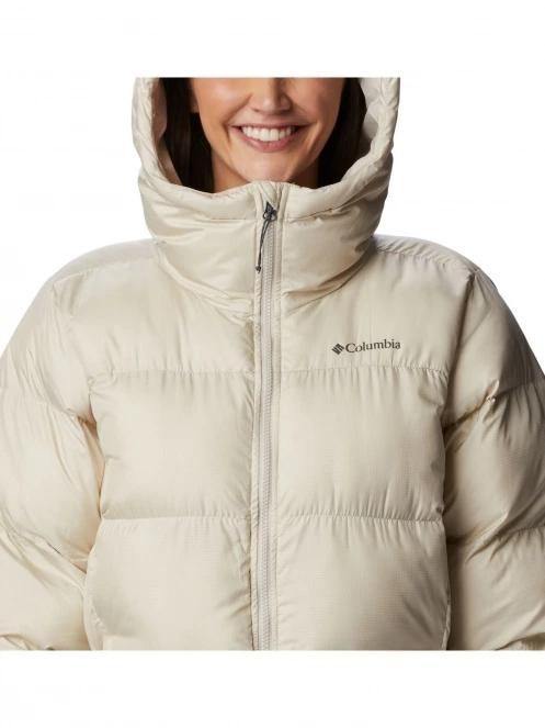 Columbia Puffect Long Jacket női télikabát homok színben 7
