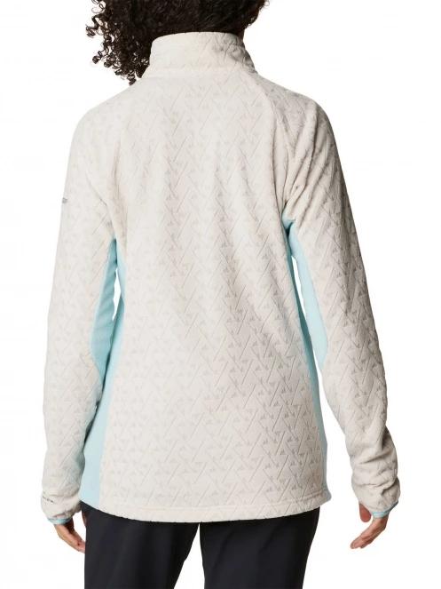 Columbia Titan Pass 3.0 Full Zip Fleece női polár pulóver homok színben 4