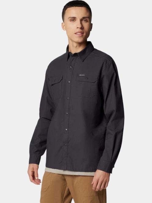 Columbia Landroamer Lined Shirt férfi hosszú ujjú ing szürke színben 3