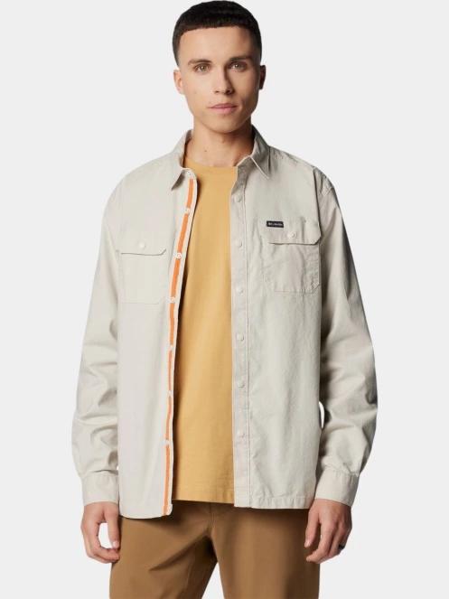 Columbia Landroamer Lined Shirt férfi hosszú ujjú ing homok színben 5