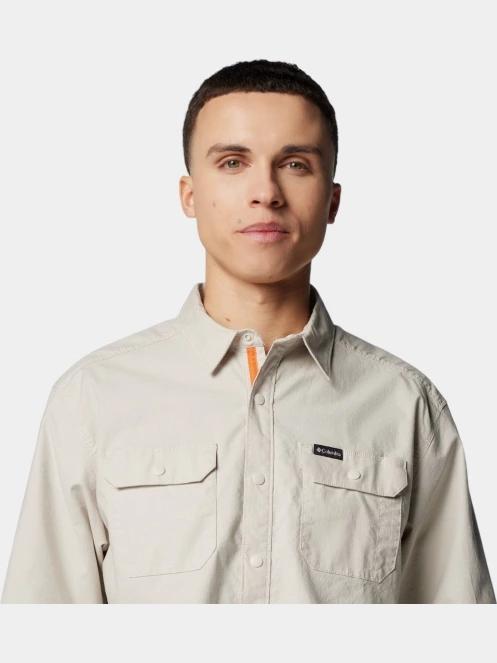 Columbia Landroamer Lined Shirt férfi hosszú ujjú ing homok színben 7