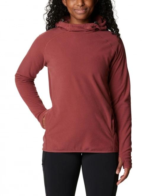 Columbia Back Beauty Hoodie női pulóver piros színben 2