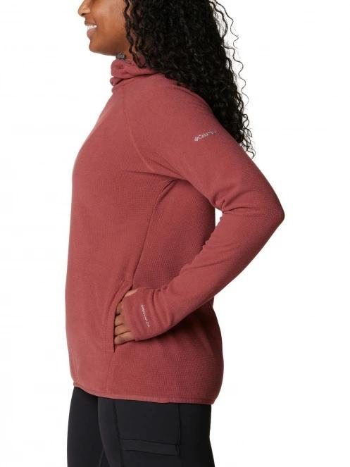 Columbia Back Beauty Hoodie női pulóver piros színben 3