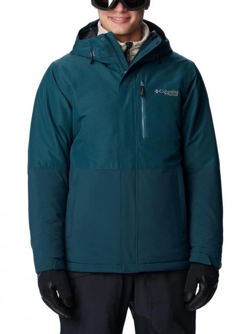 Columbia Winter District II Jacket férfi síkabát zöld színben 2