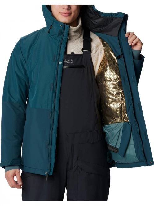 Columbia Winter District II Jacket férfi síkabát zöld színben 5