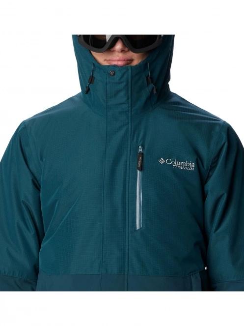 Columbia Winter District II Jacket férfi síkabát zöld színben 6