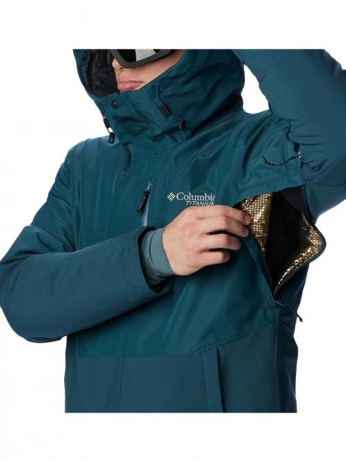 Columbia Winter District II Jacket férfi síkabát zöld színben 7