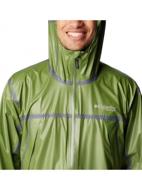 Columbia Outdry Extreme Wyldwood Shell férfi esőkabát zöld színben 7