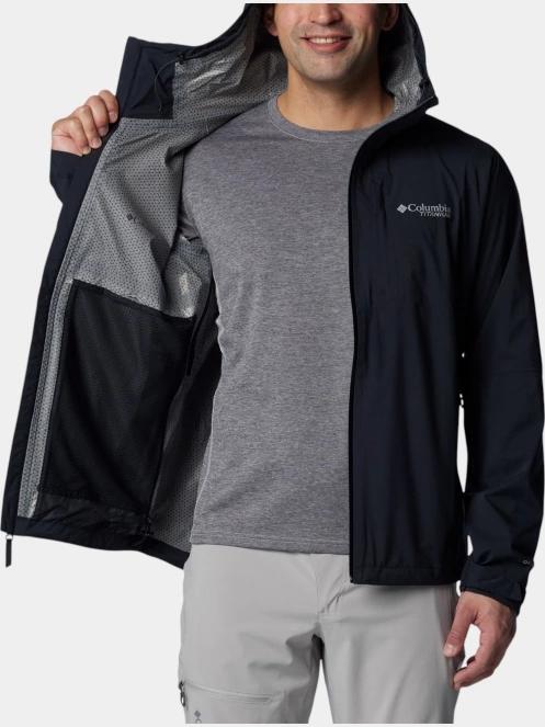 Columbia Ampli-Dry II Shell férfi esőkabát fekete színben 5