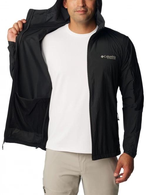 Columbia Loop Trail II Windbraker férfi széldzseki fekete színben 6