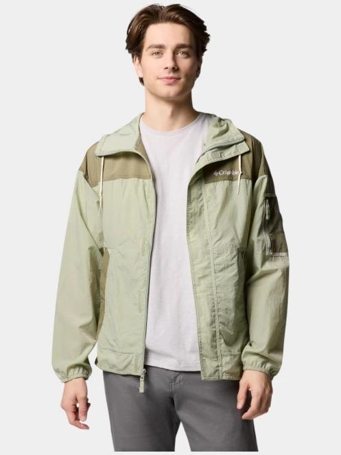 Columbia Challenger II Windbreaker férfi átmeneti kabát zöld színben 2