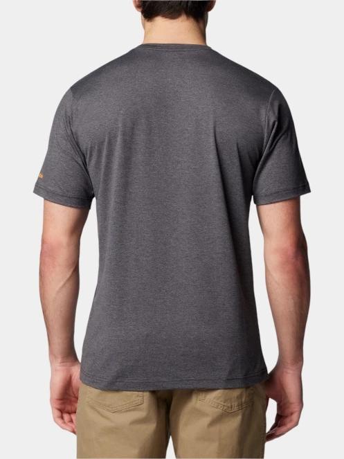 Columbia Kwick Hike Graphic Short Sleeve Tee férfi rövid ujjú sport póló fekete színben 4
