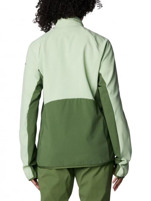 Columbia Spectre Ridge Full Zip Tech Fleece női polár pulóver zöld színben 4