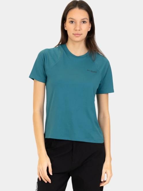 Columbia Summit Valley Short Sleeve Crew női rövid ujjú sport póló zöld színben 2