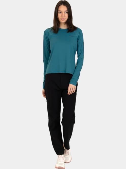 Columbia Summit Valley Long Sleeve Crew női hosszú ujjú sport póló zöld színben 5
