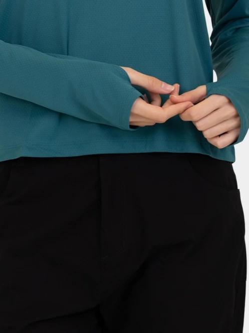 Columbia Summit Valley Long Sleeve Crew női hosszú ujjú sport póló zöld színben 6