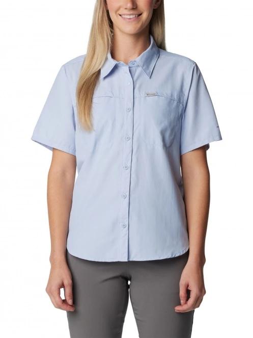 Columbia Silver Ridge 3.0 Short Sleeve Shirt női rövid ujjú túraing kék színben 2