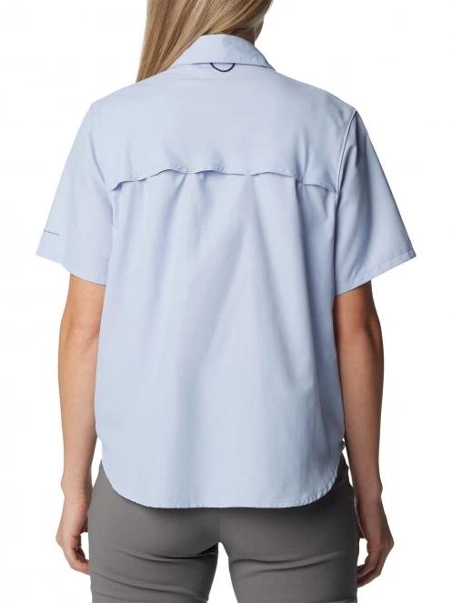 Columbia Silver Ridge 3.0 Short Sleeve Shirt női rövid ujjú túraing kék színben 4