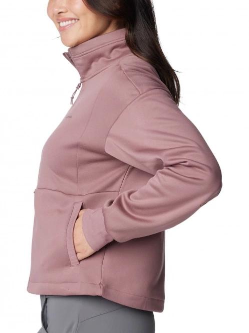 Columbia Boundless Trek Tech Full Zip női polár pulóver lila színben 3