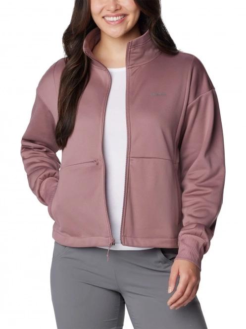 Columbia Boundless Trek Tech Full Zip női polár pulóver lila színben 5