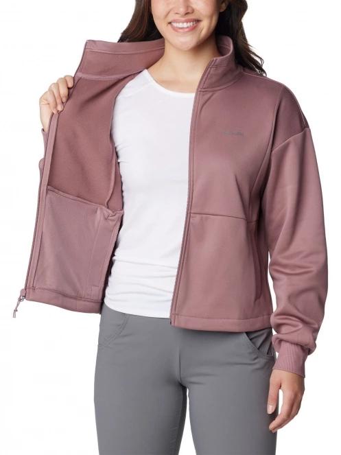 Columbia Boundless Trek Tech Full Zip női polár pulóver lila színben 6