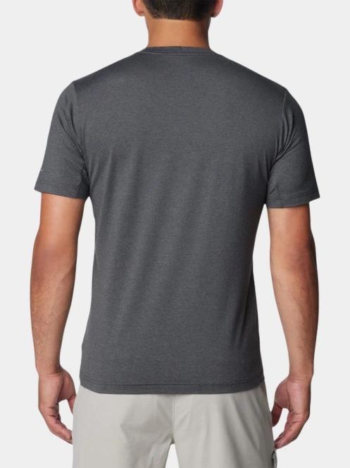 Columbia Tech Trail Crew Neck II férfi rövid ujjú sport póló szürke színben 4