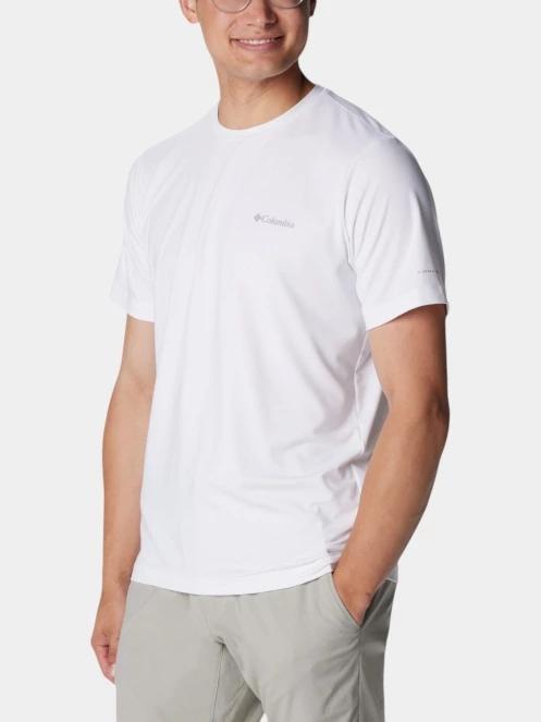 Columbia Tech Trail Crew Neck II férfi rövid ujjú sport póló fehér színben 5