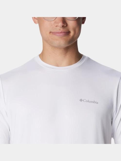 Columbia Tech Trail Crew Neck II férfi rövid ujjú sport póló fehér színben 6